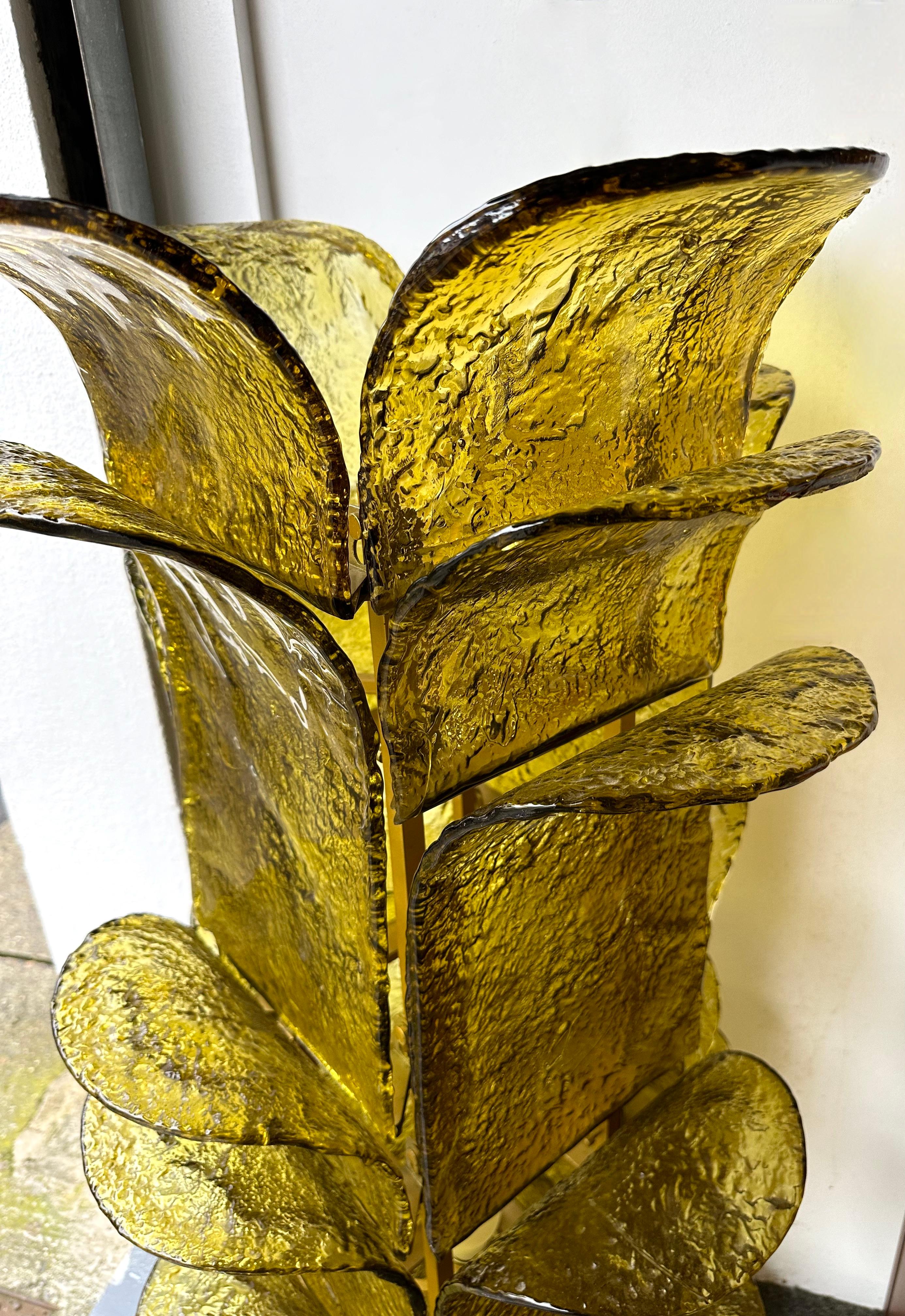 Cactus Floor Lamp Murano Glass by Carlo Nason for Mazzega, Italy, 1970s For Sale 2