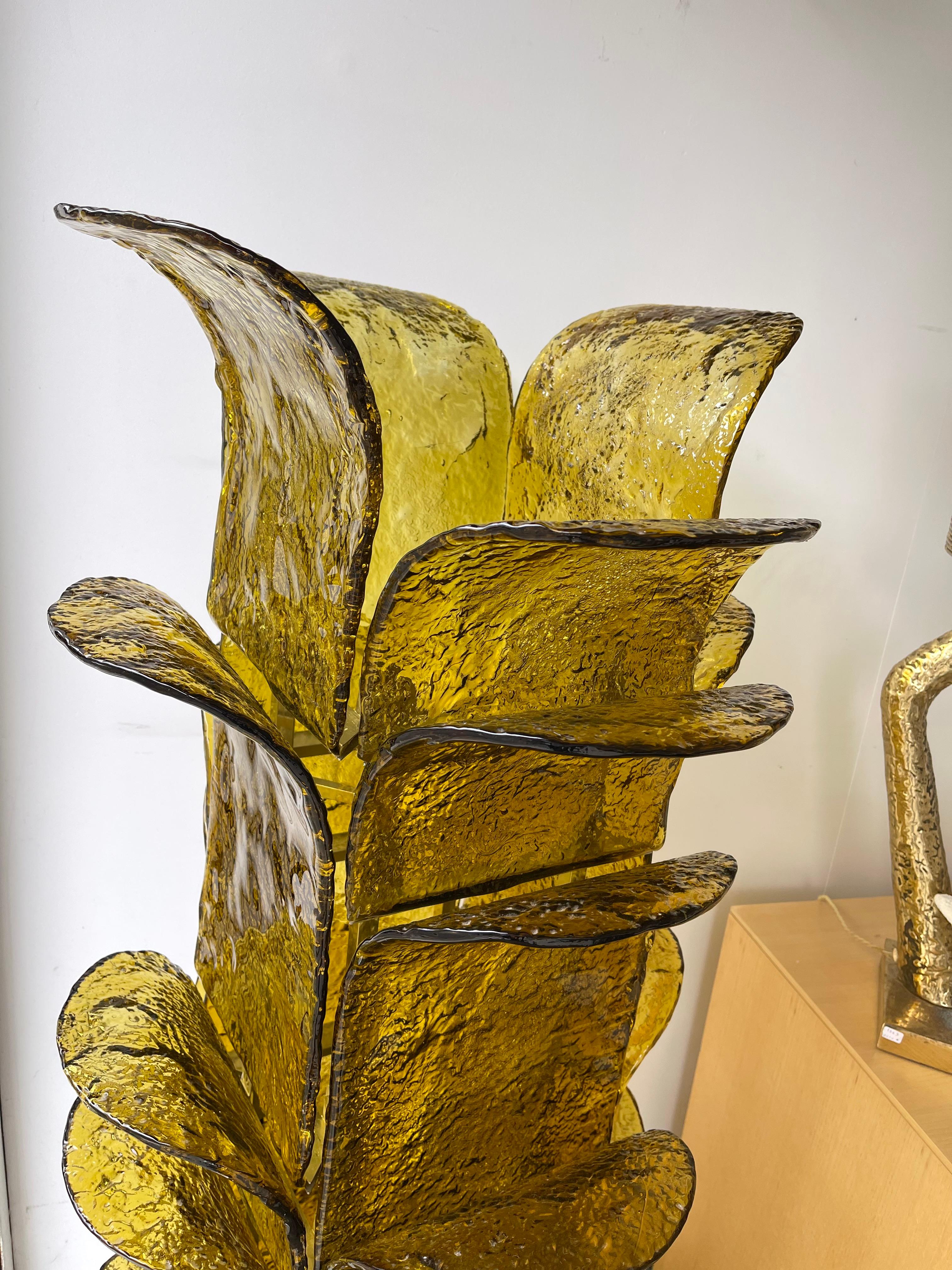 Cactus Floor Lamp Murano Glass by Carlo Nason for Mazzega, Italy, 1970s 4