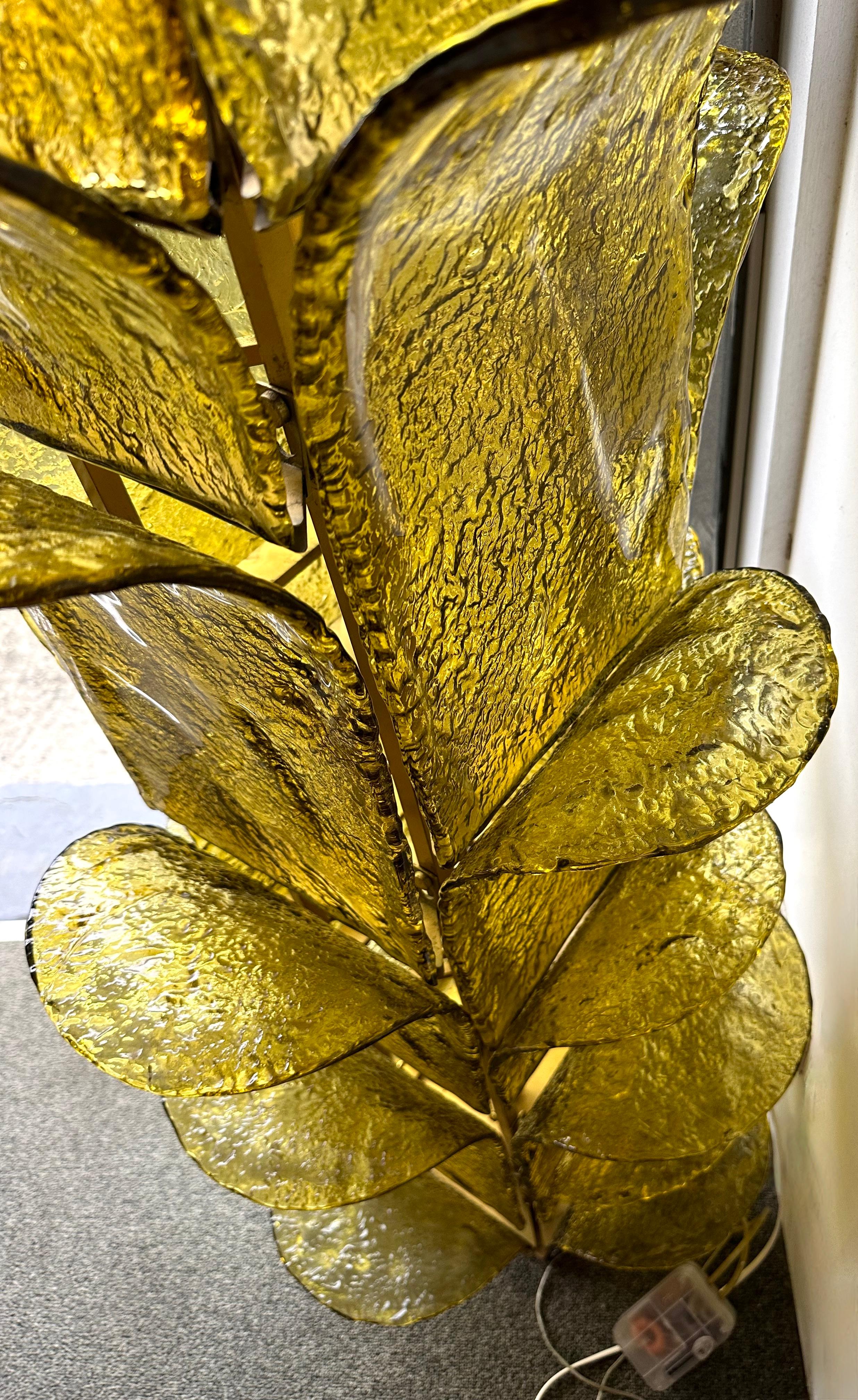 Cactus Floor Lamp Murano Glass by Carlo Nason for Mazzega, Italy, 1970s For Sale 5