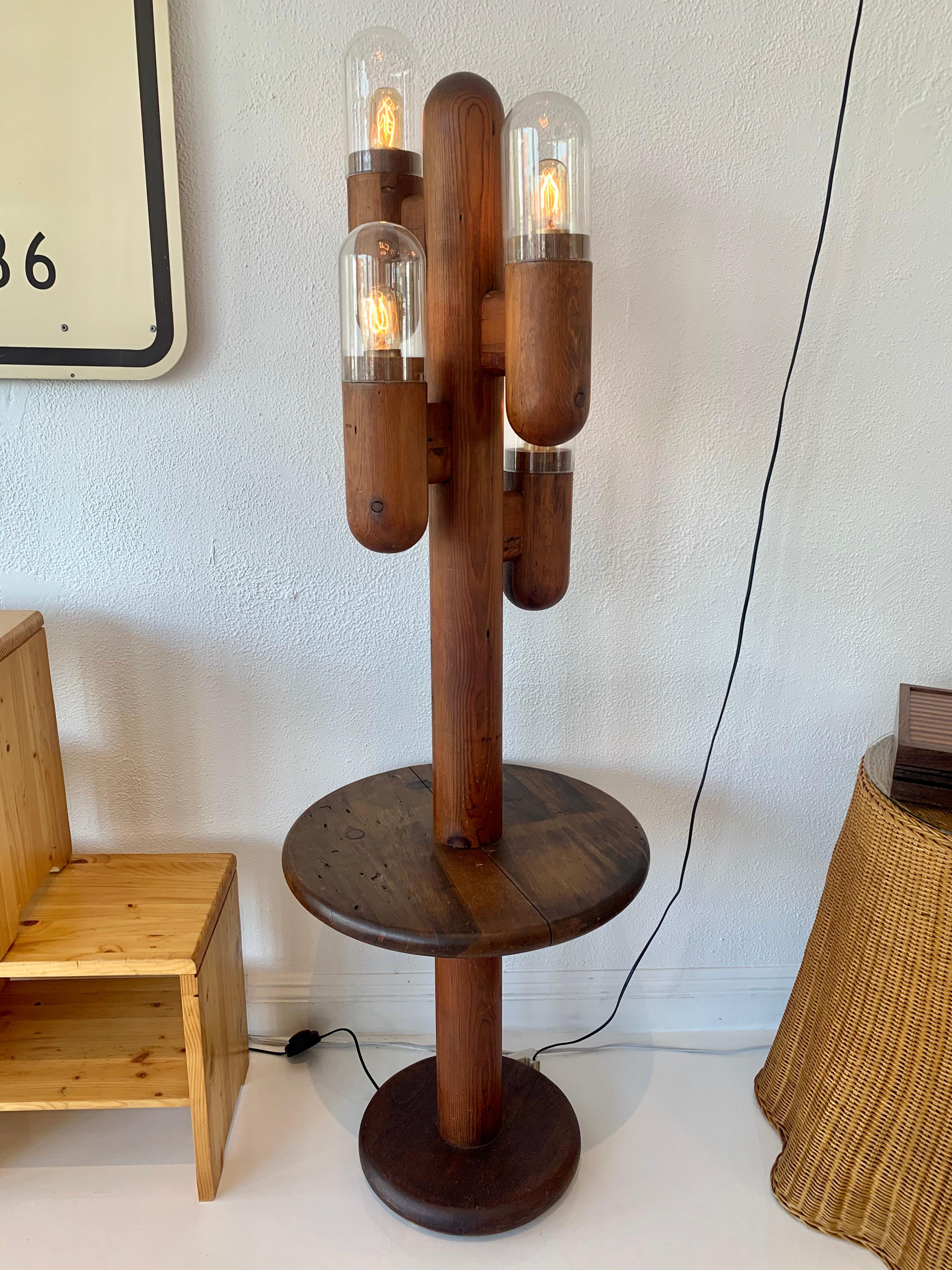 Cactus Floor Lamp with Table 1