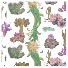 Cactus Mexicanos Taube Tropical Leinen