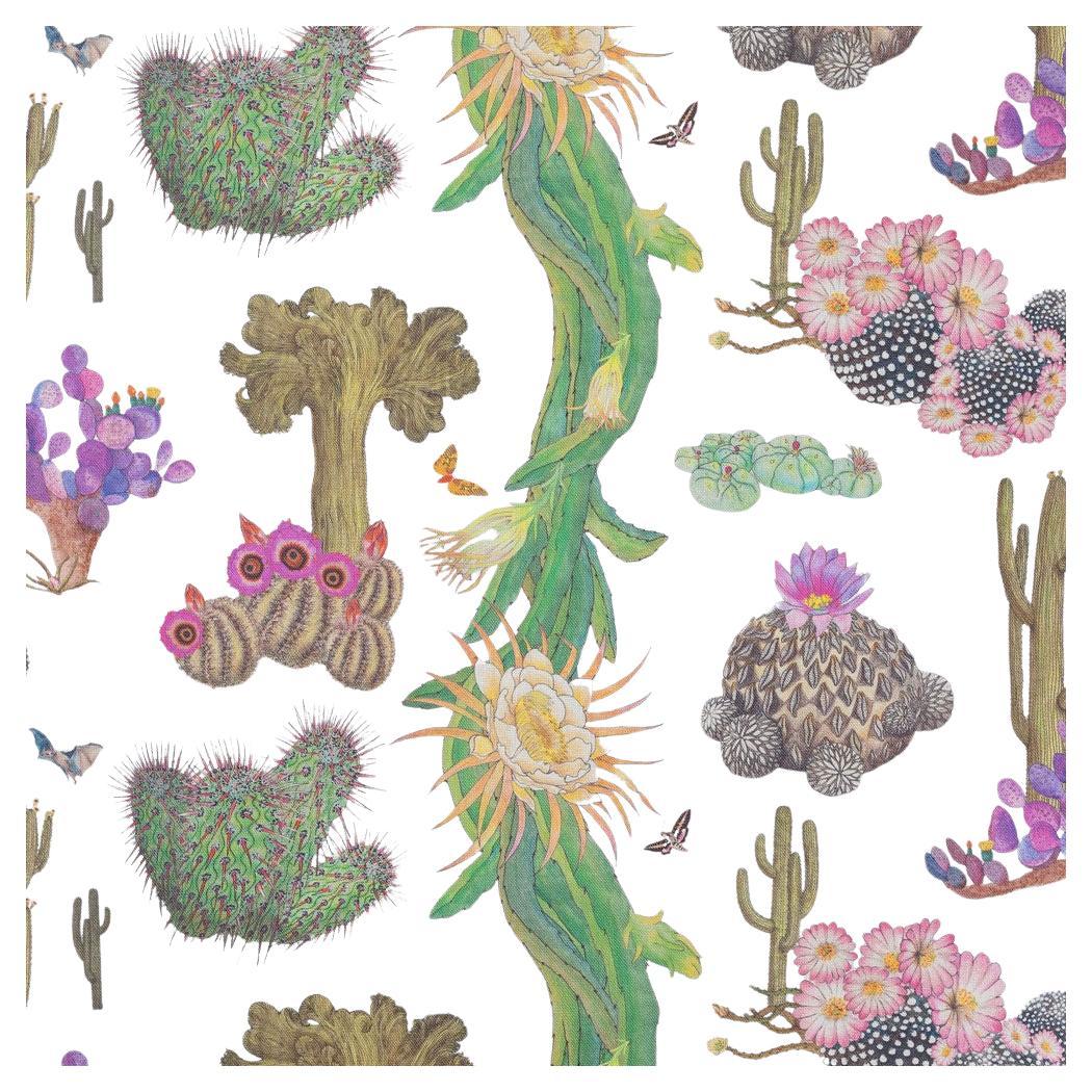 Cactus Mexicanos Taube Tropical Leinen