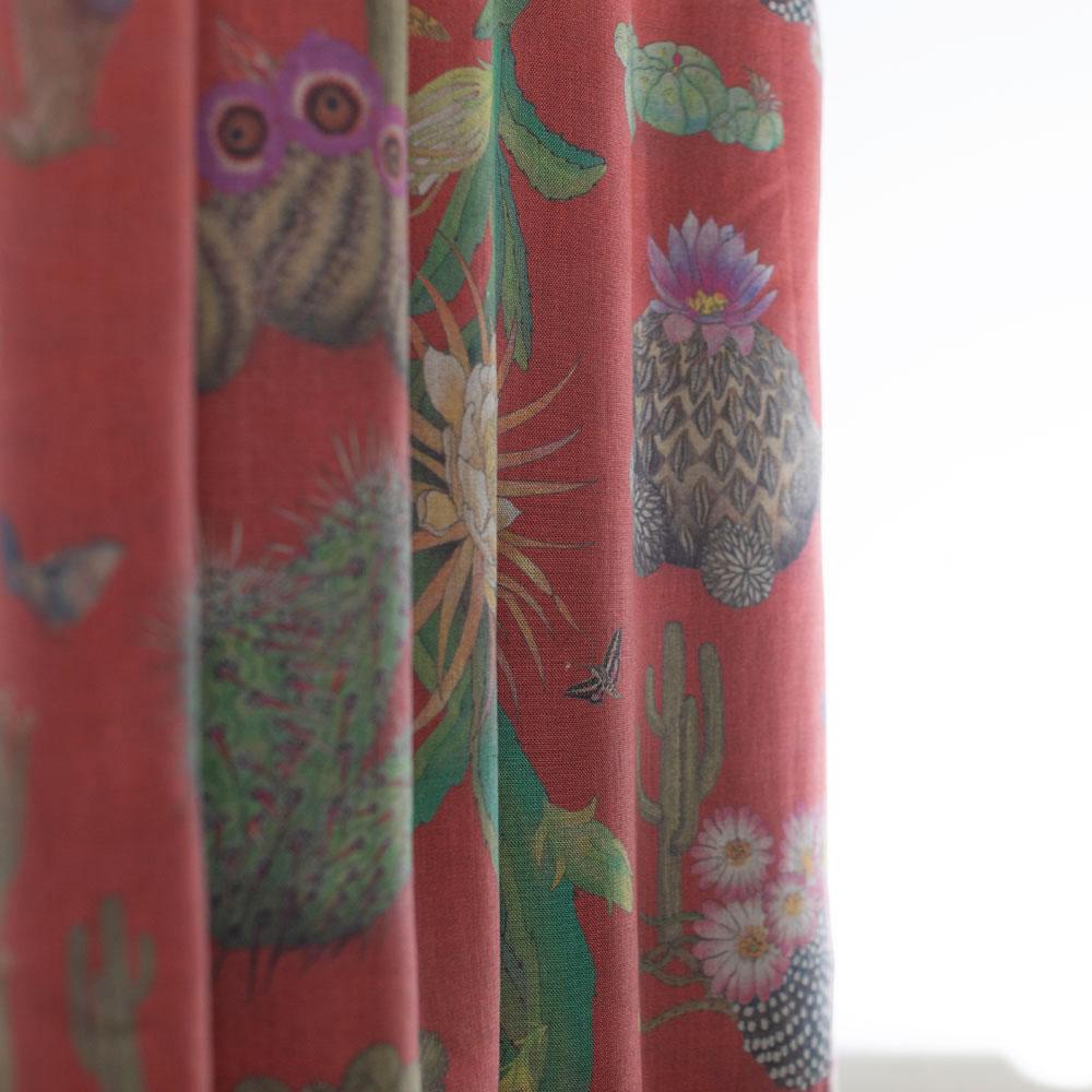 Cactus Mexicanos in Sangre Botanical Wallpaper In New Condition For Sale In Kent, GB