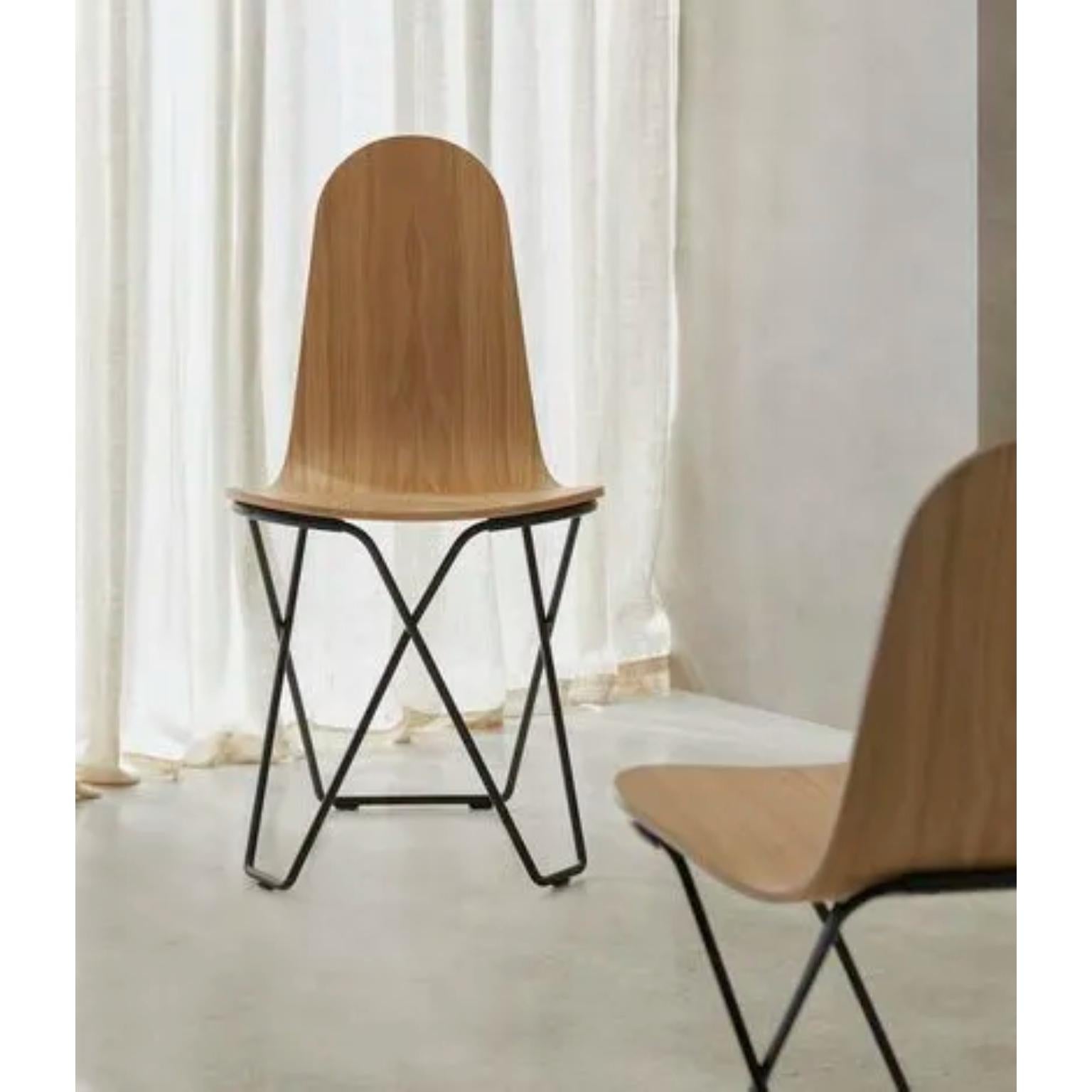 Post-Modern Cactus Natural Oak Dining Chair by Cuero Design For Sale