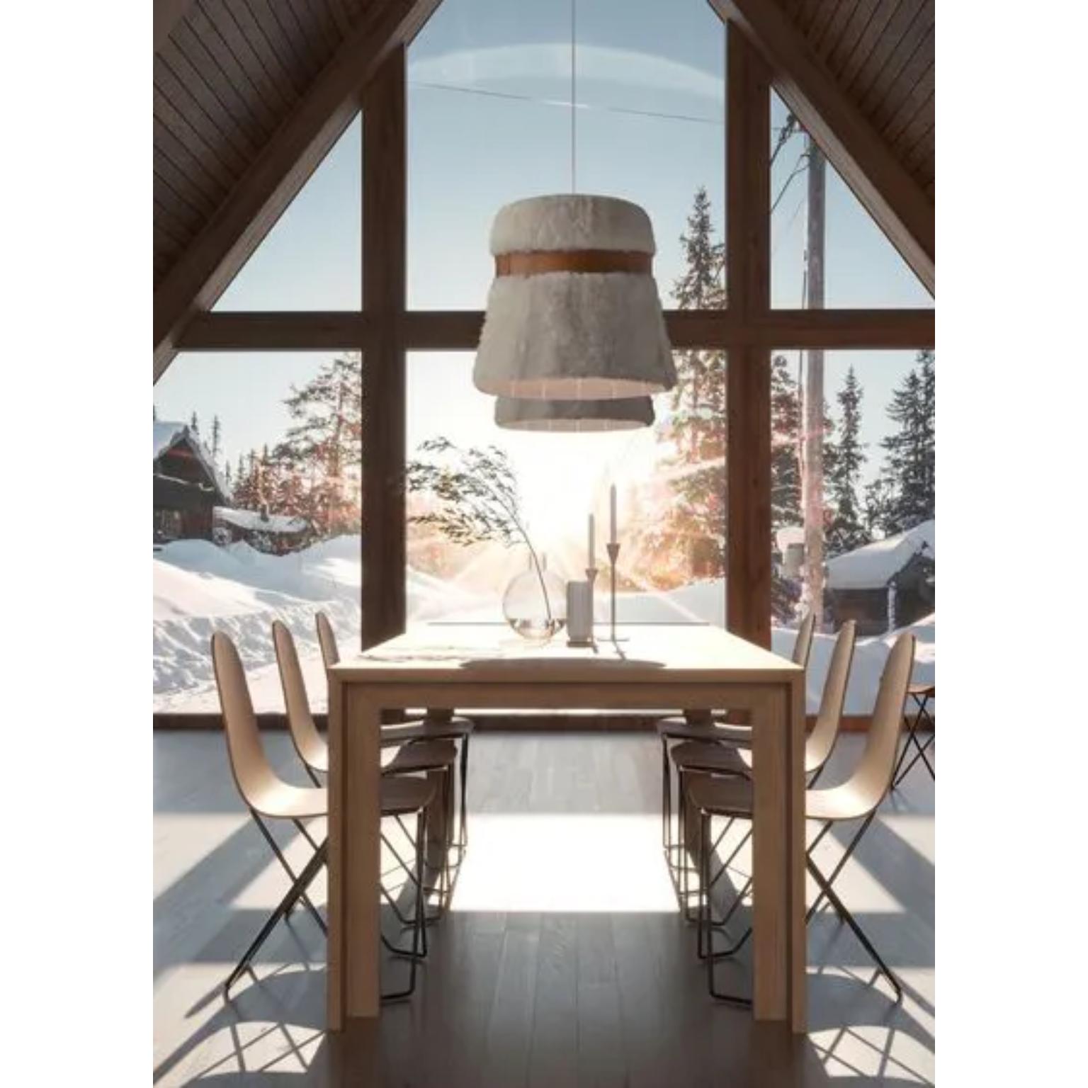 Swedish Cactus Natural Oak Dining Chair by Cuero Design For Sale