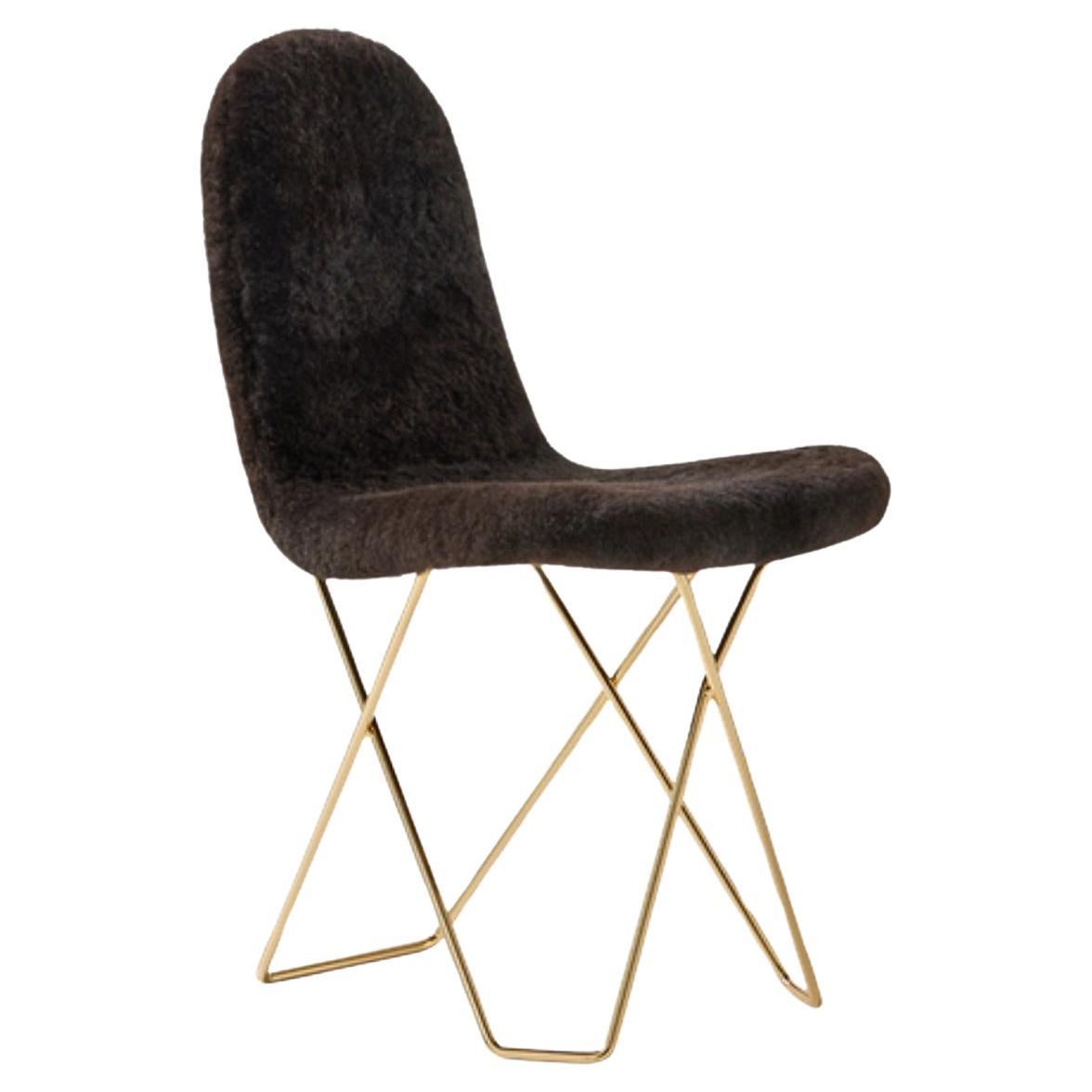 Cactus Sheepskin Dining Chair by Cuero Design