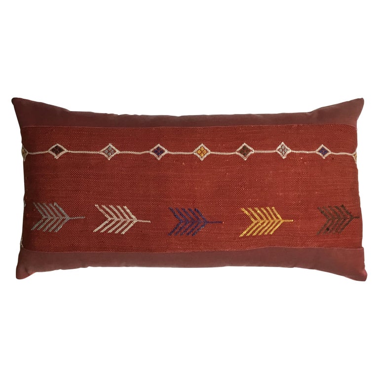 Cactus silk pillow, 21st century, offered by Joseph Malekan