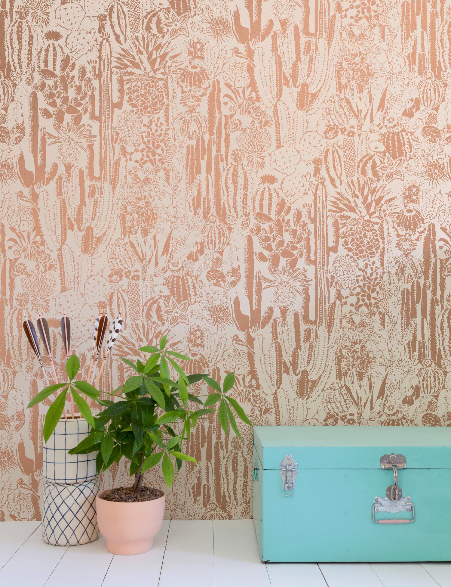 Dai un tocco di sud-ovest alla tua casa con questo cactus grafico oversize! Questo motivo combina saguari, aloe, agave, peyote, fico d'India, San Pedros e molto altro ancora: il modo perfetto per portare il deserto in casa tua senza pungerti!

I