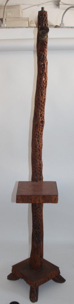 Cactus Standing Wooden Floor Lamp