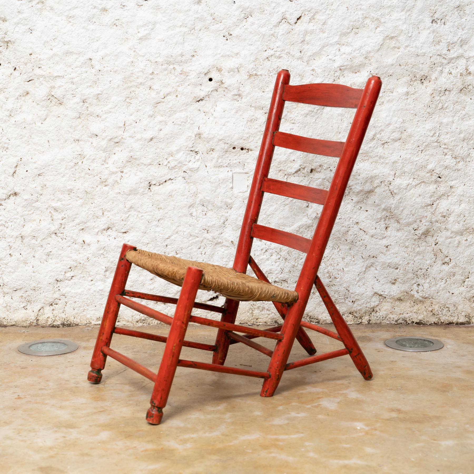 Cadaqués Heritage: Salvador Dali's Beloved Traditional Chair, circa 1930 For Sale 1