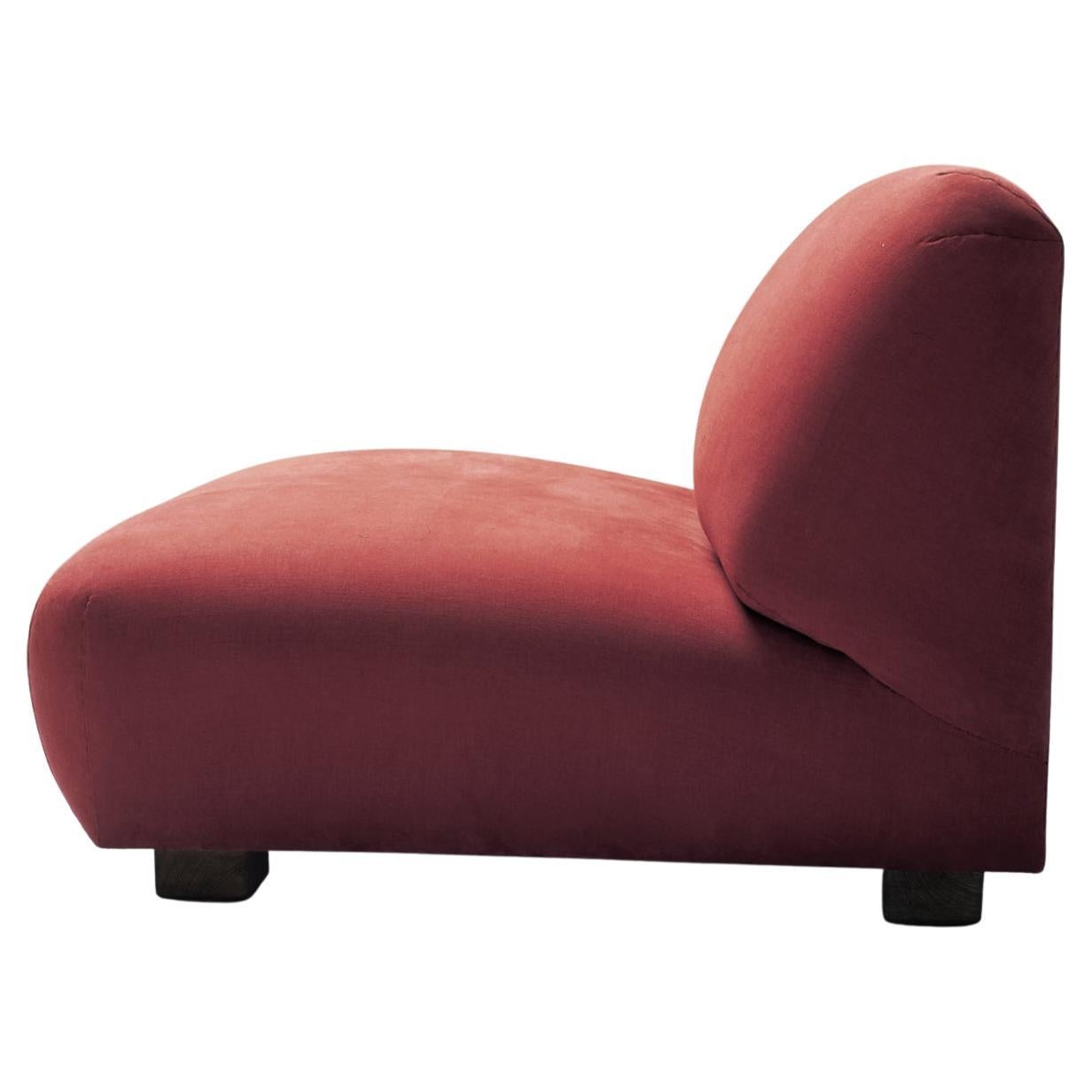 Red Cadaqués Lounge Contemporary Art Chair by Federico Correa, Alfonso Milá