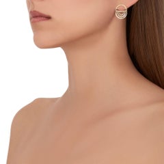 Cadar Twin Drop Earrings, 18 Karat Yellow Gold