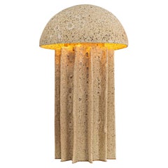Lampada da tavolo CADEN, Coralstone White Lava, ceramica artigianale di Kalin Asenov