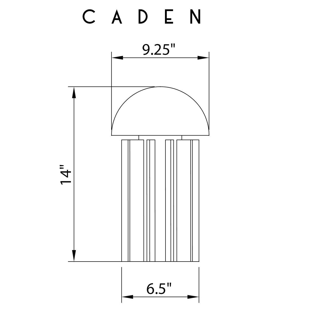 CADEN Ceramic Dome Table Lamp, Highly Textured Black Lava Glaze, by Kalin Asenov For Sale 5