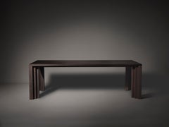 Cadence 240 Dining Room Table in Dark Brown European Oak by Mokko Amsterdam