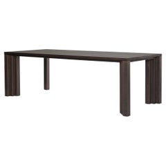 Cadence 240 Dining Room Table in Dark Brown European Oak by Mokko Amsterdam
