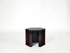 Cadence 55 Stool in Dark Brown European Oak by Mokko Amsterdam