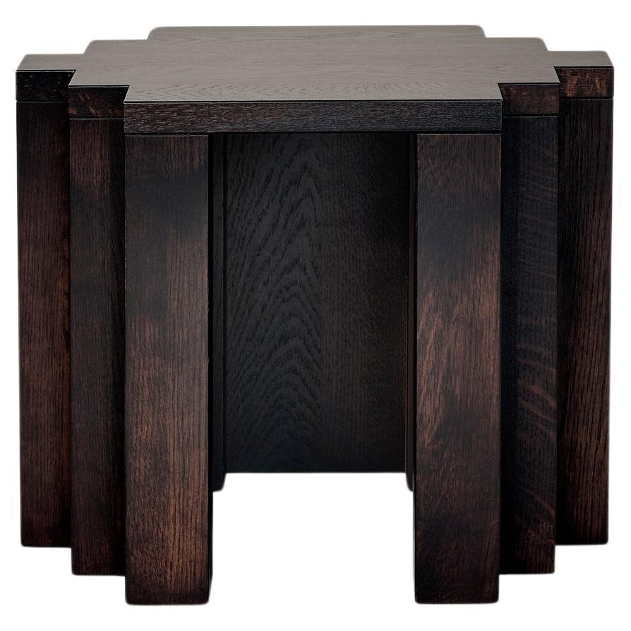 Cadence 55 Stool in Dark Brown European Oak by Mokko Amsterdam