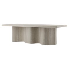 Cadence Travertine Dining Table by T. Woon