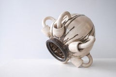 Cadere Vase in Wheel-Thrown Glazed Stoneware by Robin Kerr