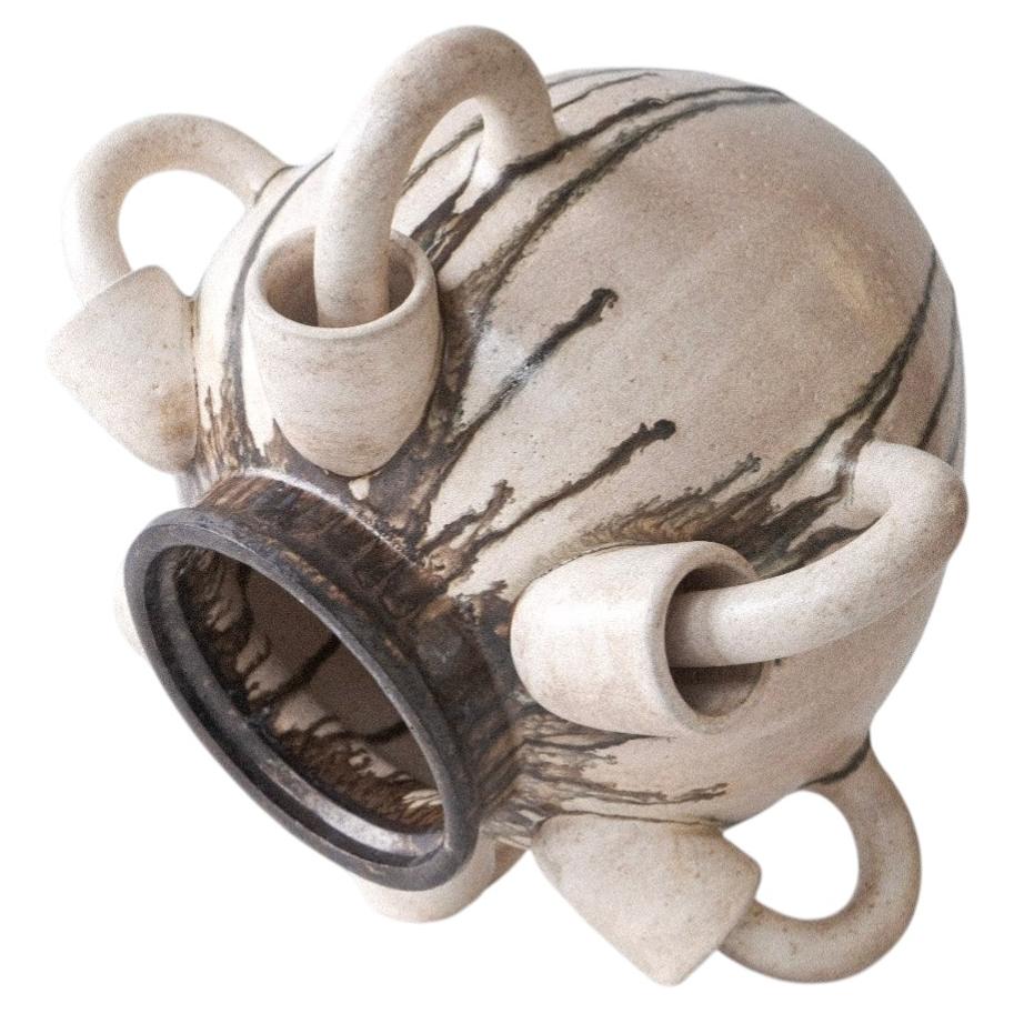 Cadere Vase in Wheel-Thrown Glazed Stoneware by Robin Kerr