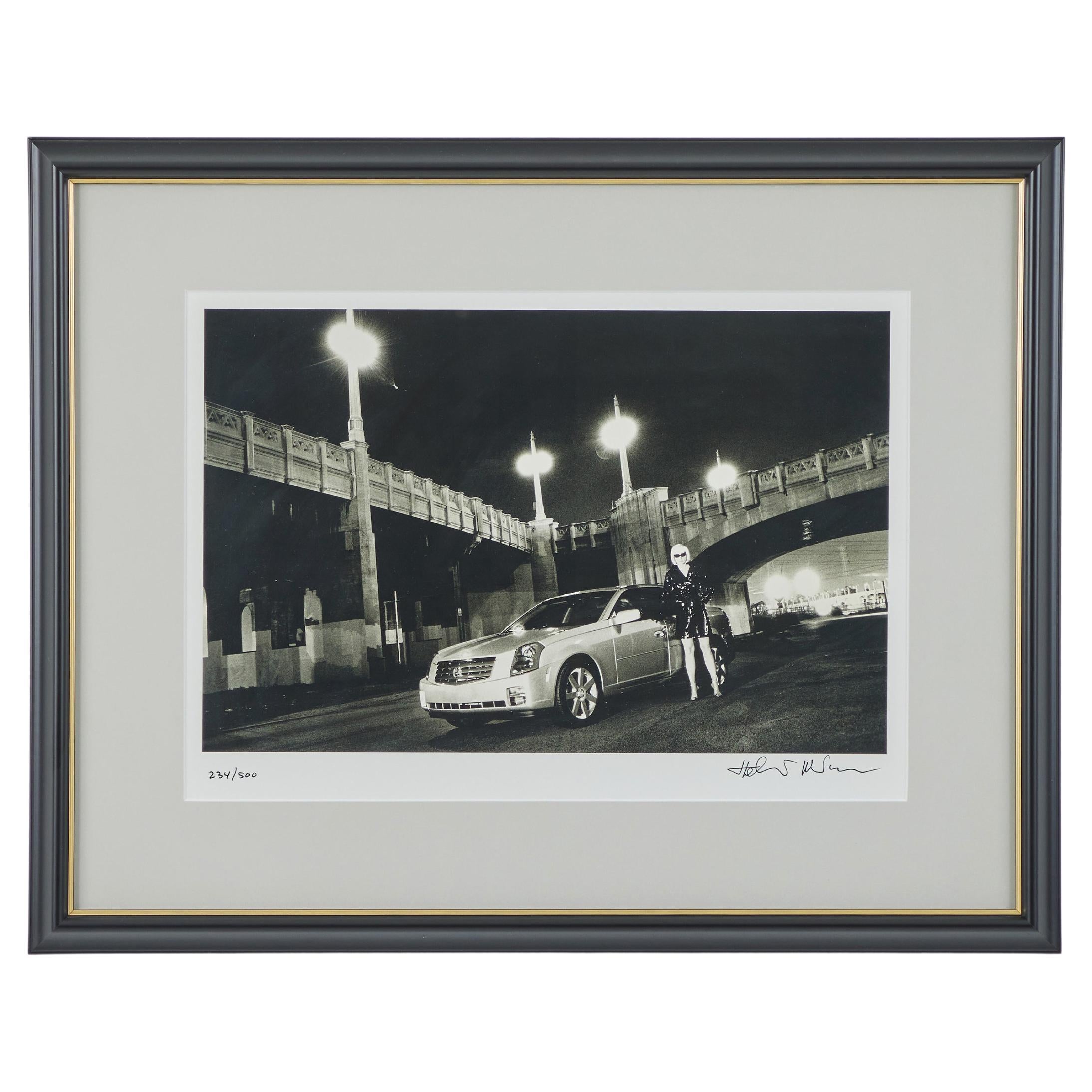 Cadillac CST and Blonde, 2002, Framed print by Helmut Newton (1920-2004)