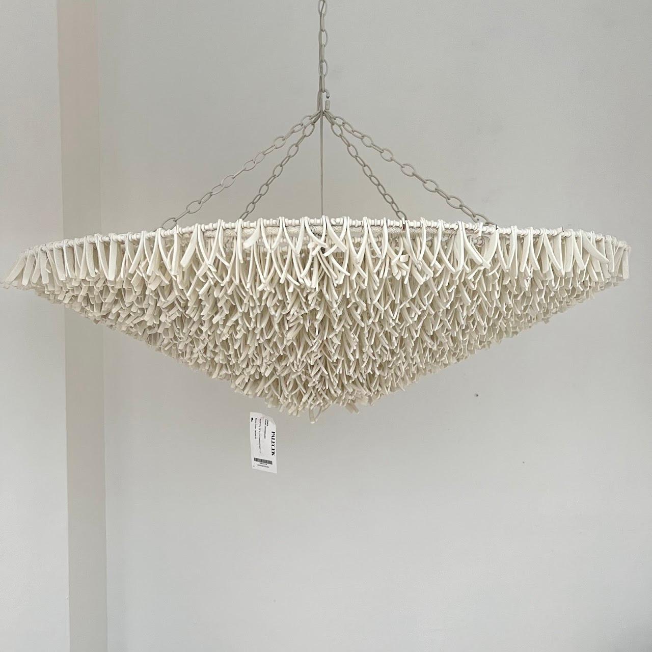 Organico moderno Lampadario Cadiz di Palecek in vendita