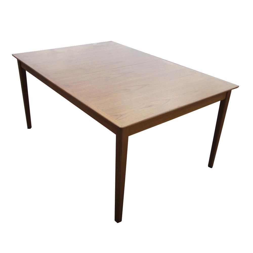 Mid-Century Modern Cado Danish Dining Table with Two Leaves