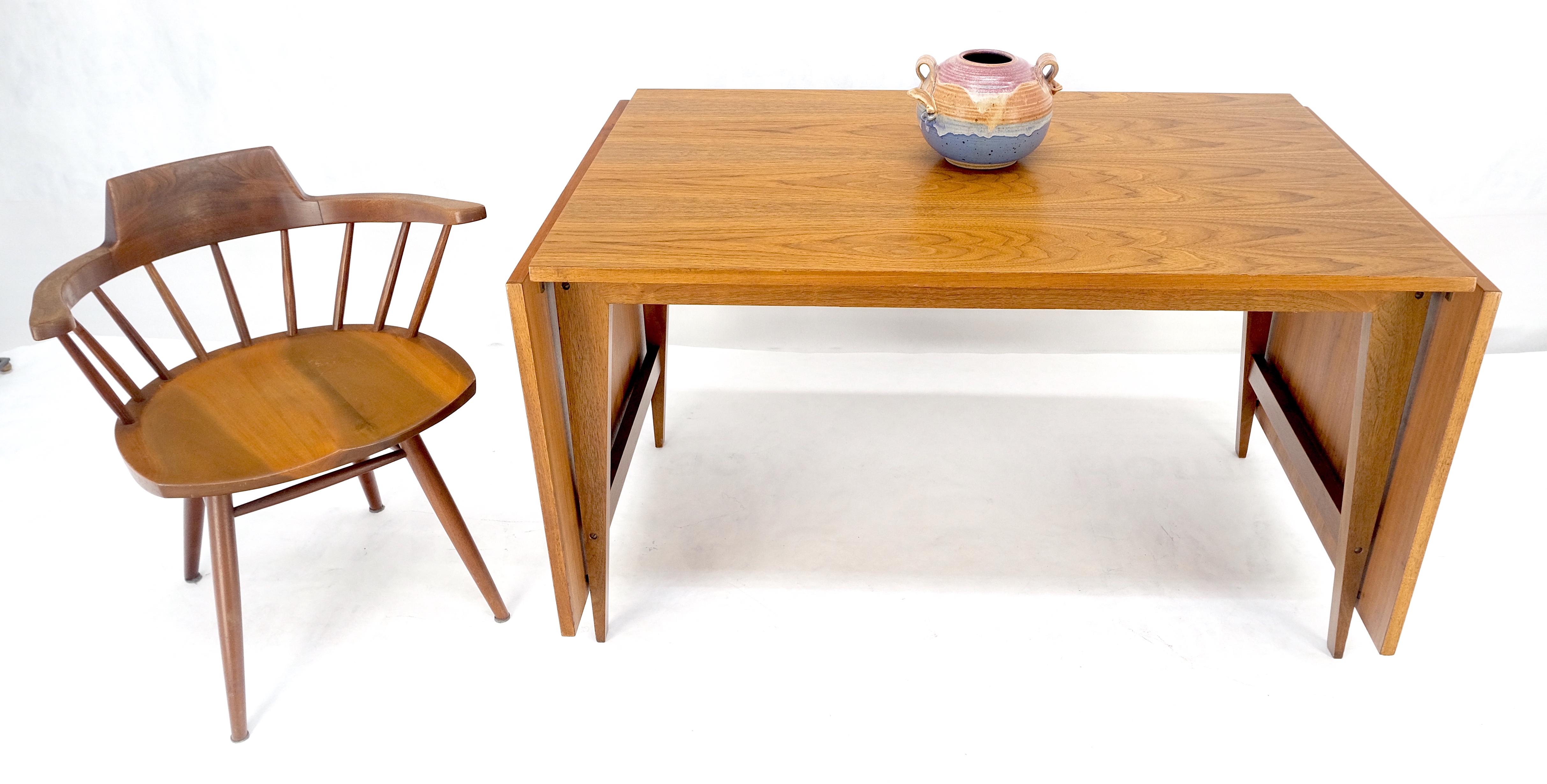Lacquered Cado Paul Cadovious Danish Mid Century Modern Teak Drop Leaves Dining Table MINT For Sale