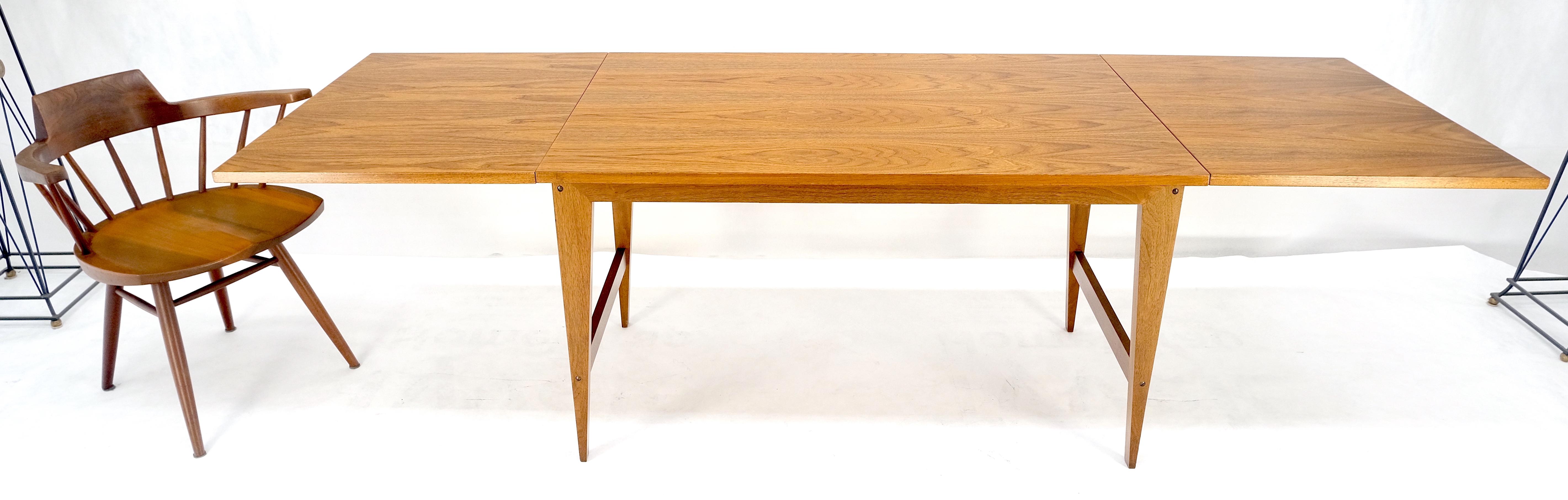 20th Century Cado Paul Cadovious Danish Mid Century Modern Teak Drop Leaves Dining Table MINT For Sale