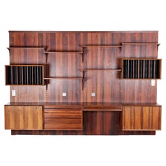Vintage Cado Wall rosewood shelving unit by Poul Cadovious