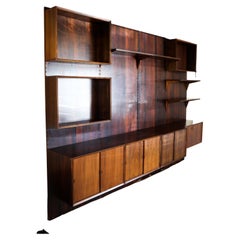 Antique Mid Century Modern CADO Wall Unit in Brazilian Rosewood