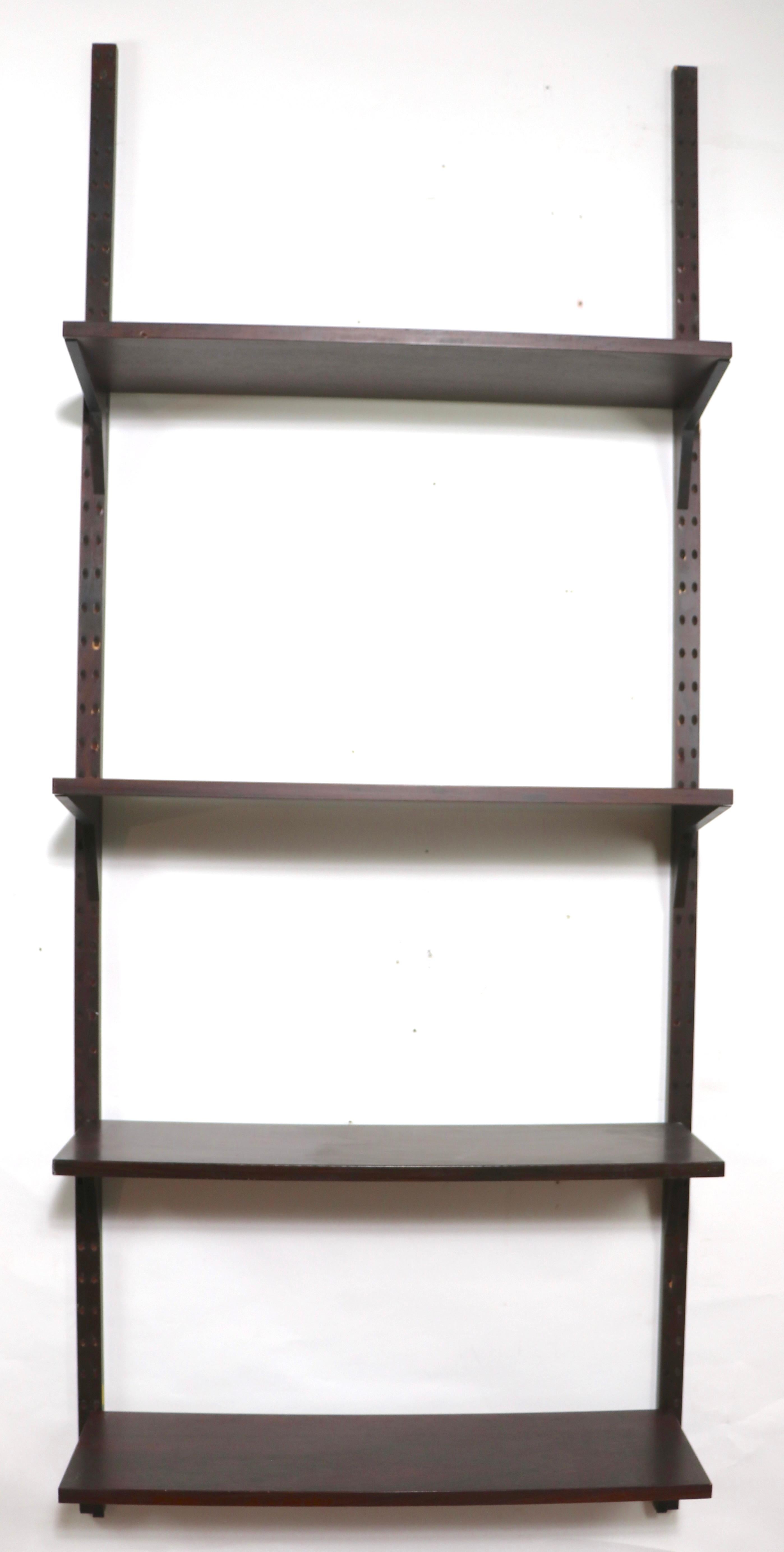 20th Century Cado Wall Unit Shelves in Rosewood by Poul Cadovius