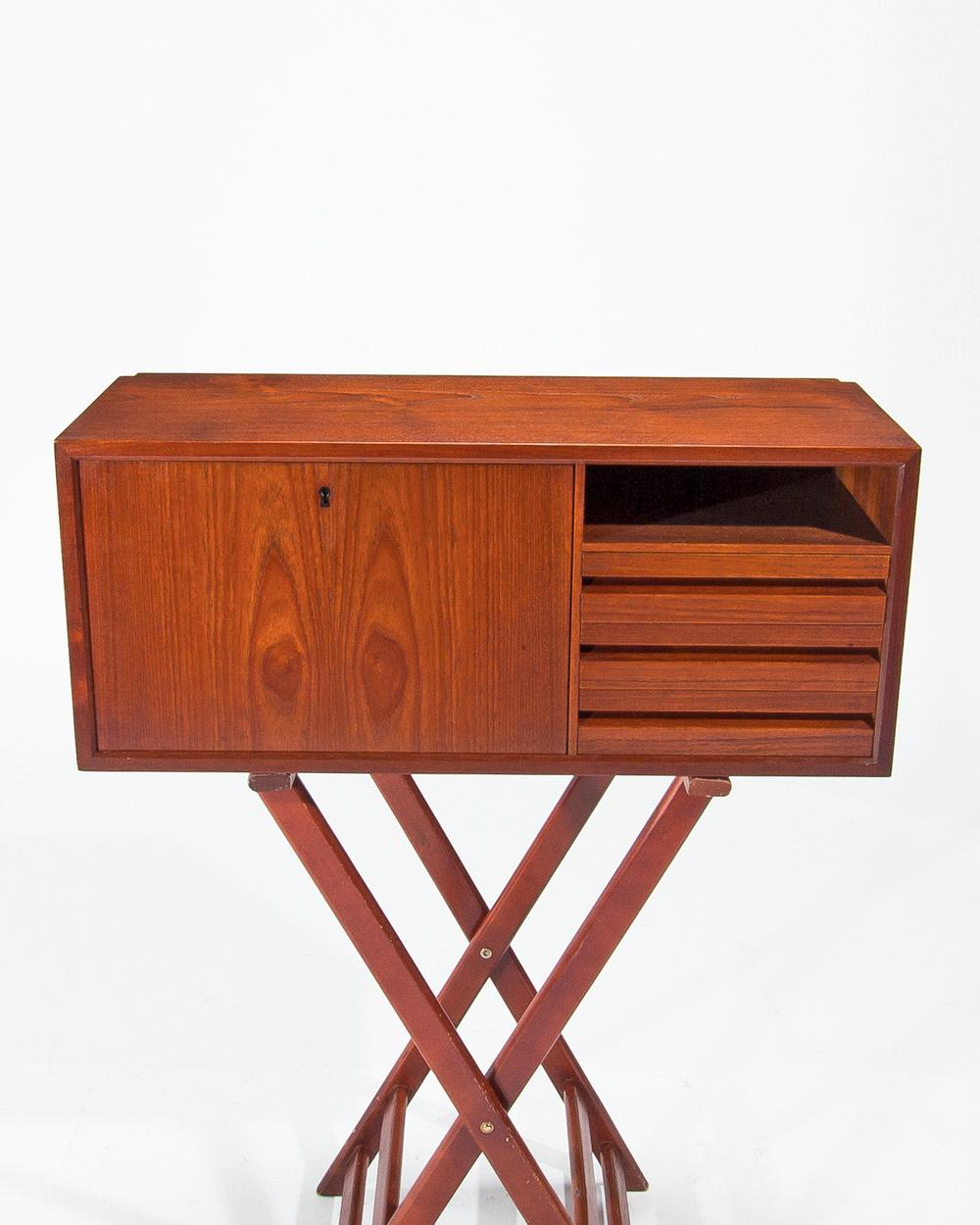 Cado Wall Unit System in Teak by Poul Cadovius, Danish Mid Century 1950’s 2