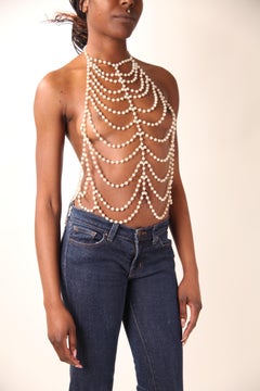 Cadoro jewels corp faux mother of pearl vest, 1969