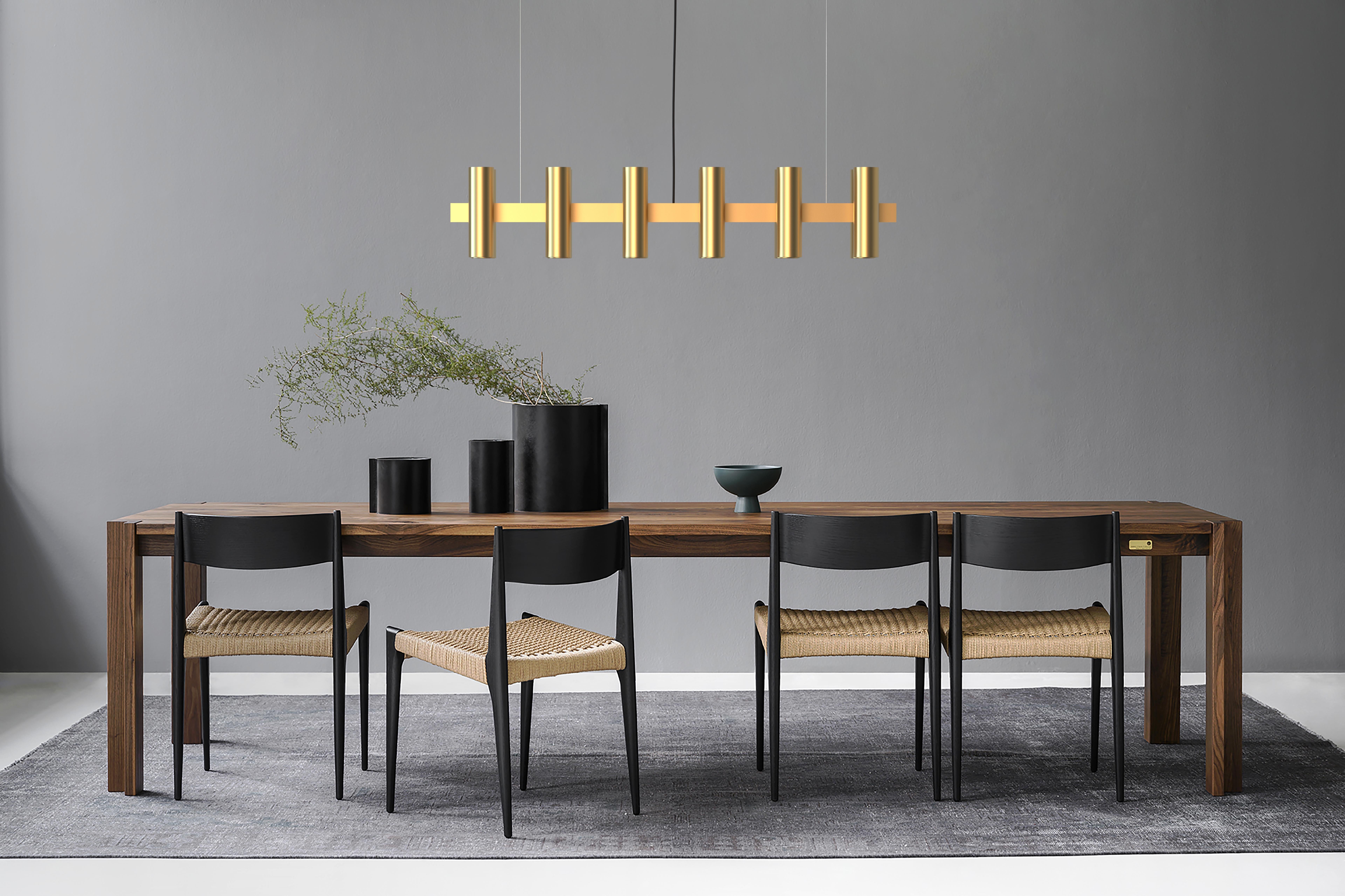 Danish 'CADOVIUS 900 LAMP', Golden Pendant Lamp by DK3 For Sale