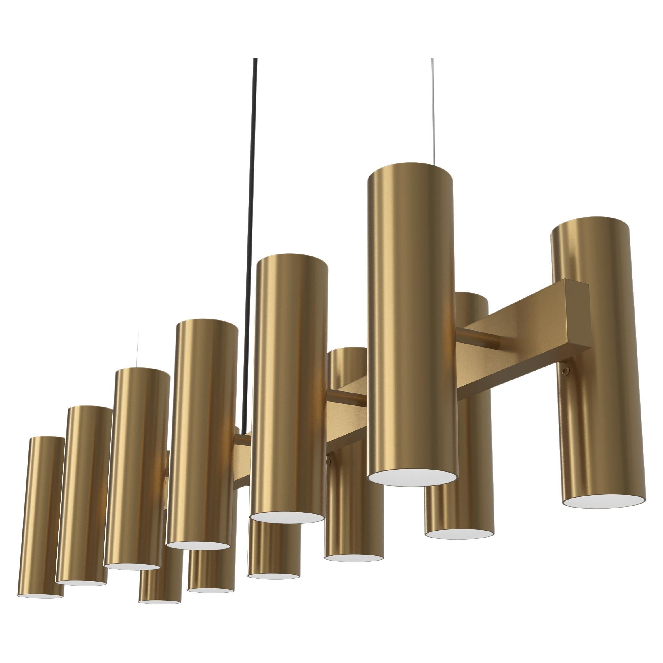 'CADOVIUS 900 LAMP', Golden Pendant Lamp by DK3 For Sale