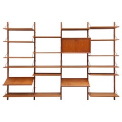 Cadovius Mid-Century Modern Modular Wall Unit Royal System Made in Denmark 1960