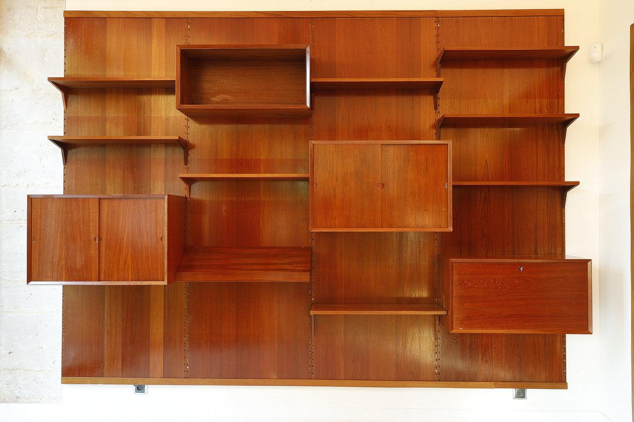 Cadovius Modular Teak Bookcases, 1960s 1