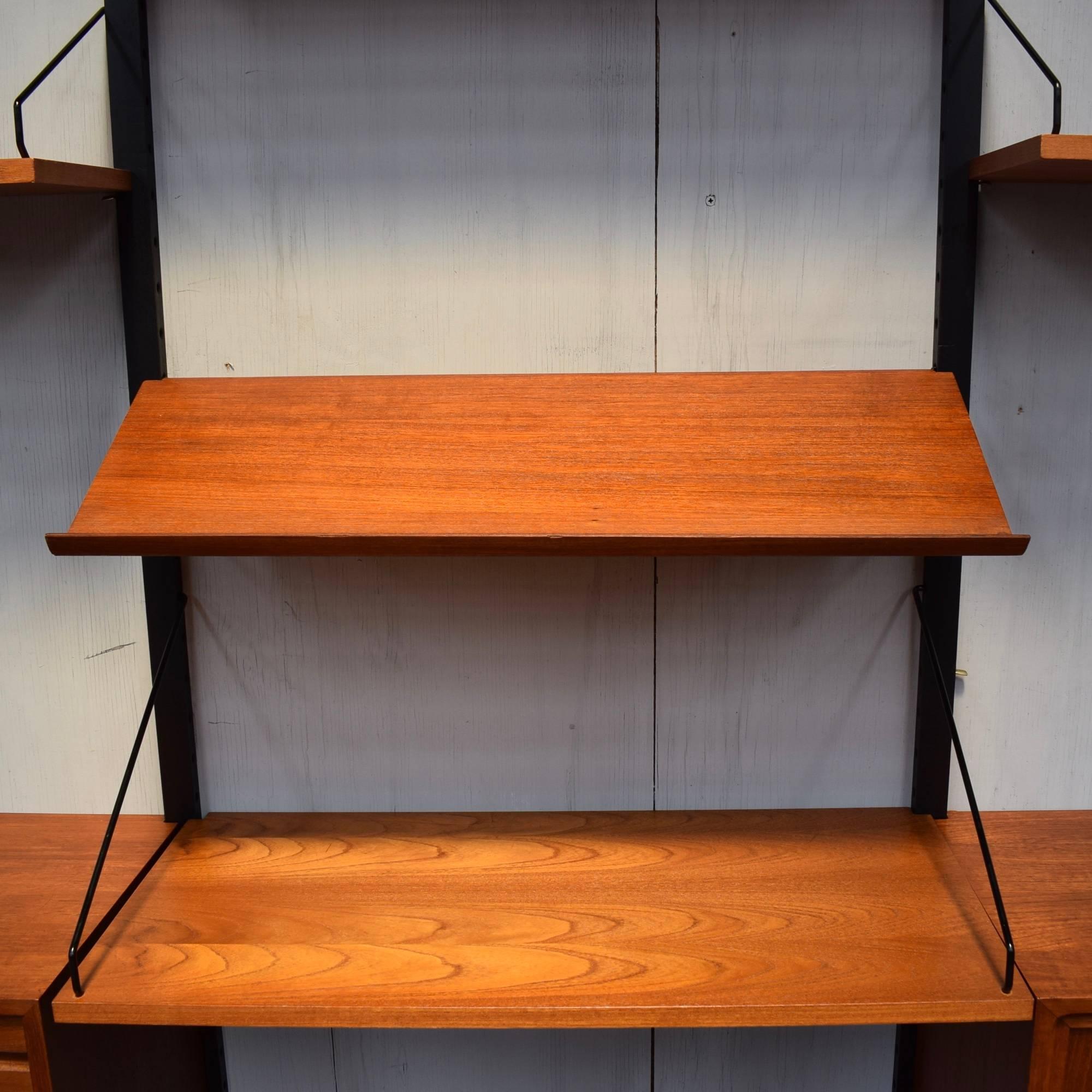 Cadovius Royal Modular Wall Unit in Teak, 1950s 3