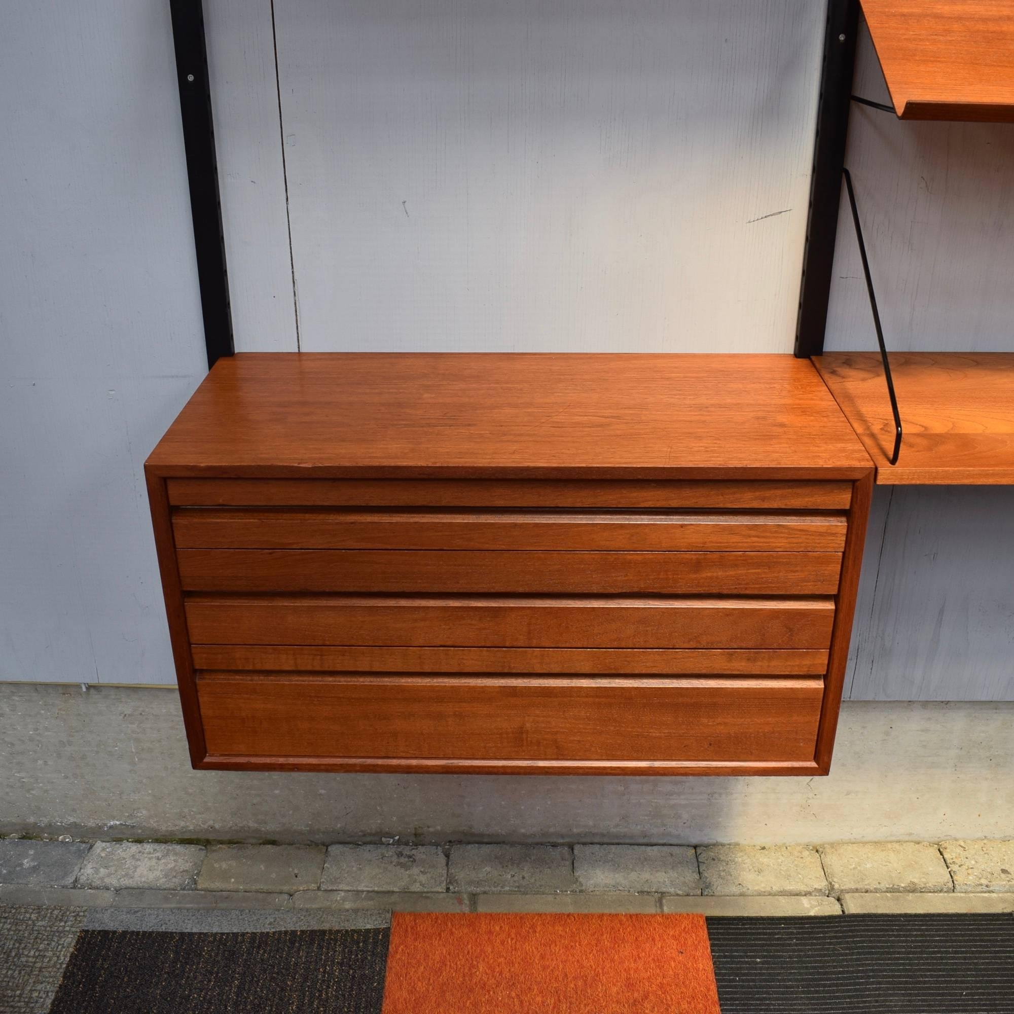 Cadovius Royal Modular Wall Unit in Teak, 1950s 7