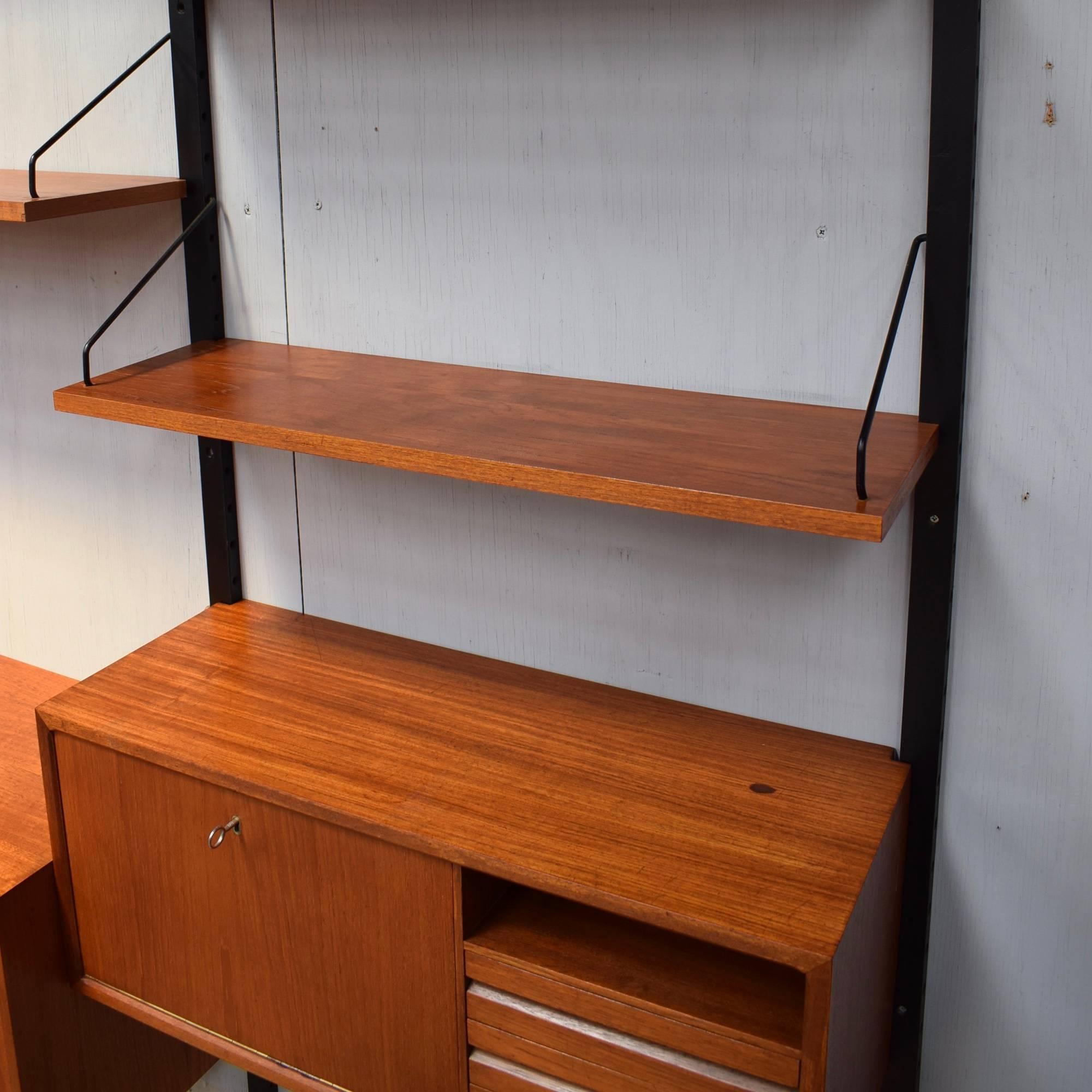 Cadovius Royal Modular Wall Unit in Teak, 1950s 11