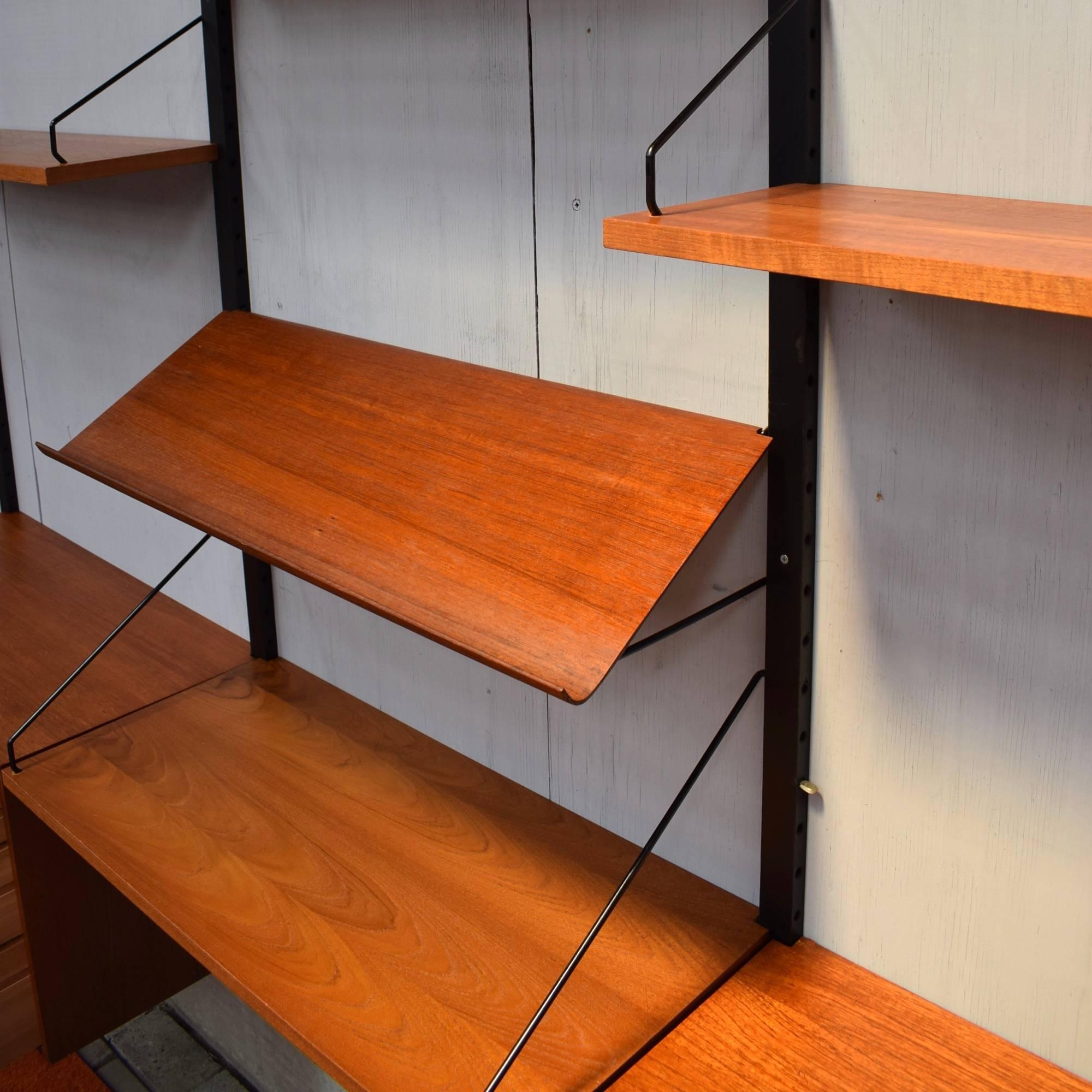 Cadovius Royal Modular Wall Unit in Teak, 1950s 2