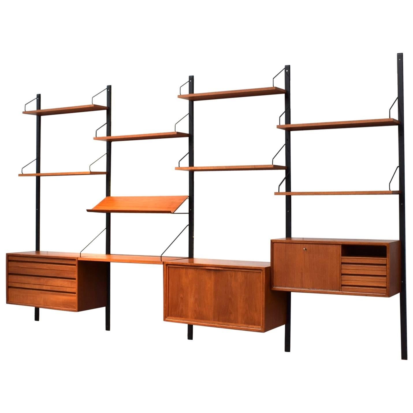 Cadovius Royal Modular Wall Unit in Teak, 1950s