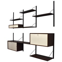 Cadovius Royal Wall Unit in Wenge, Denmark, circa 1960