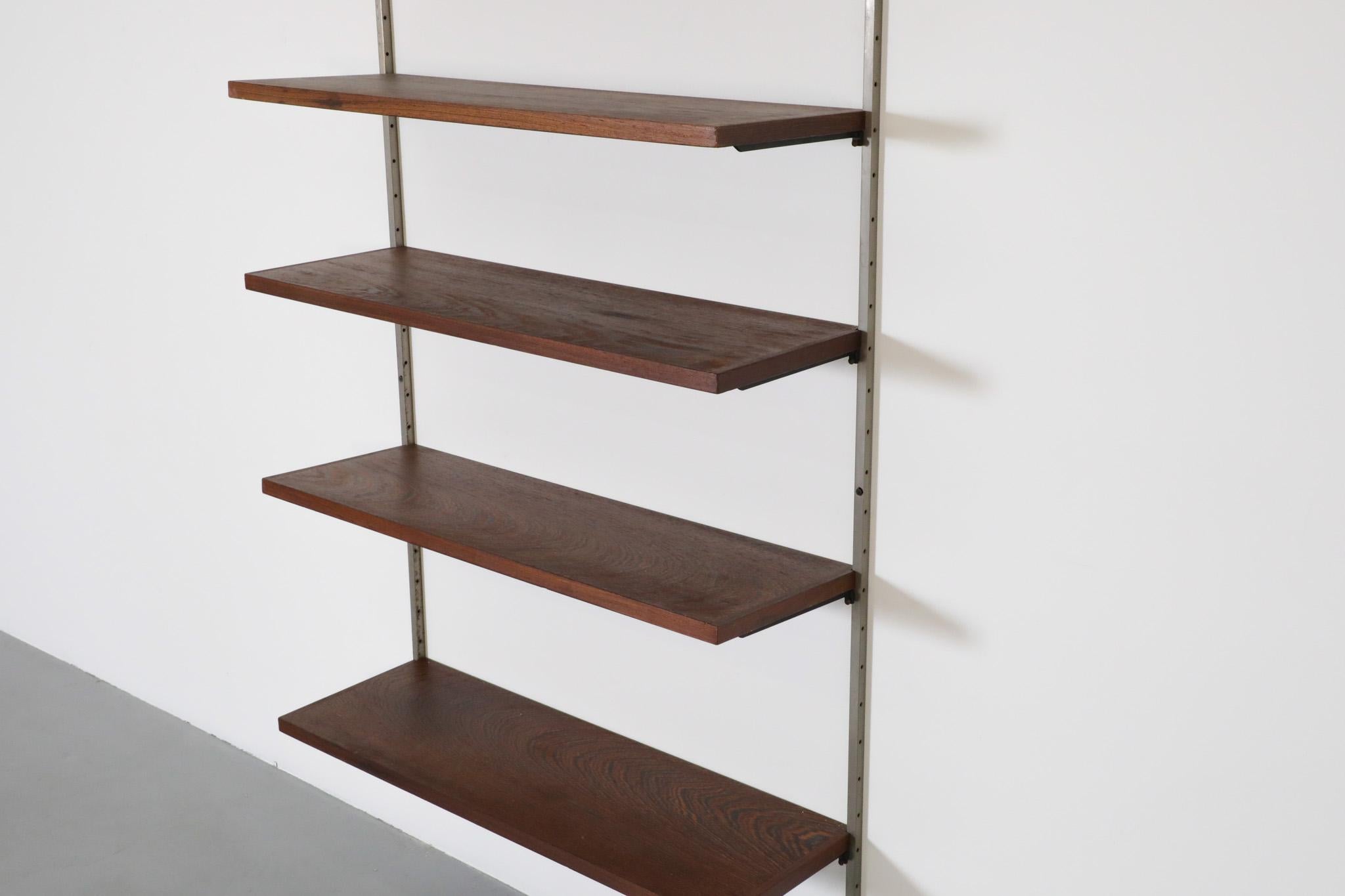 Cadovius Style Wenge Wall Mount Shelving System For Sale 2