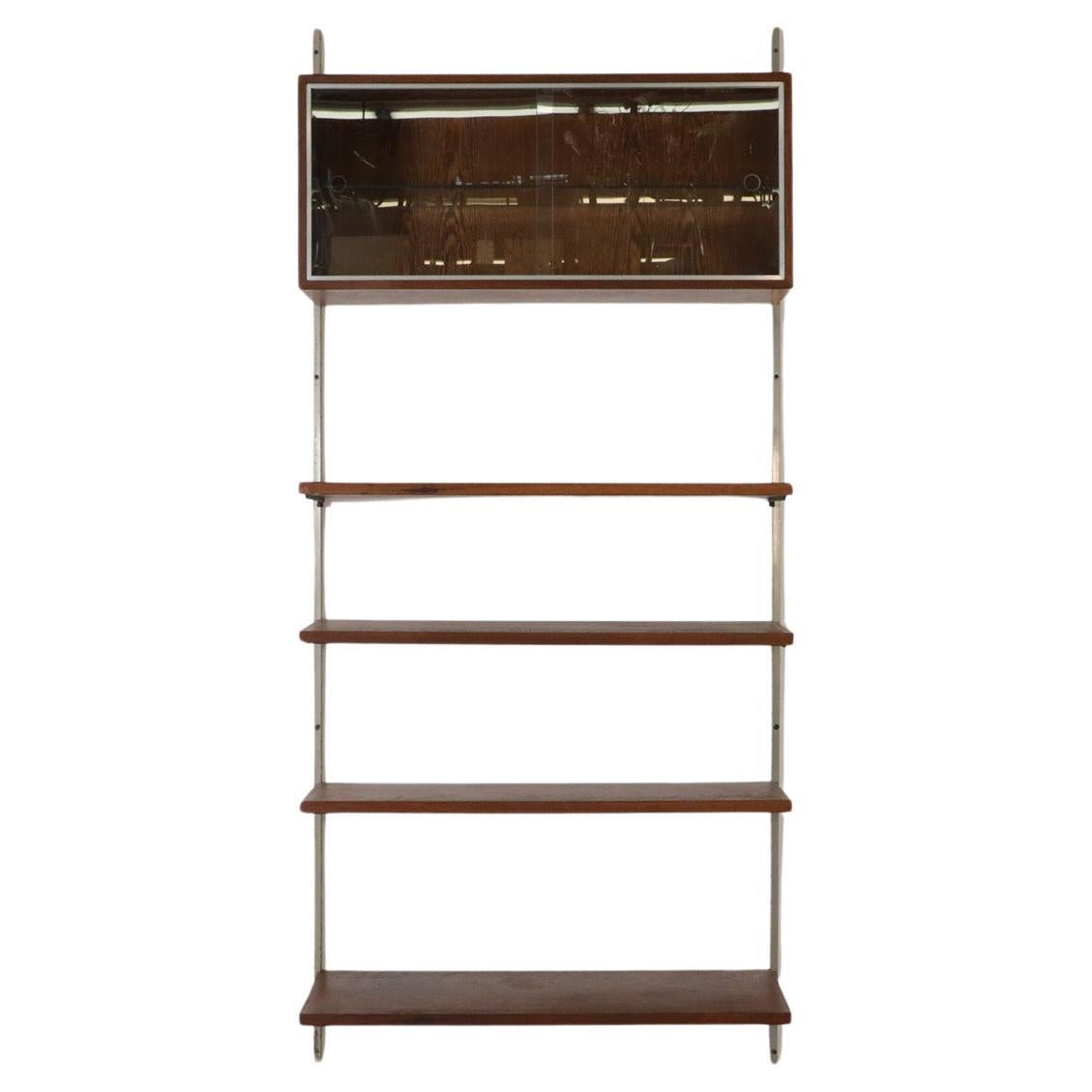 Cadovius Style Wenge Wall Mount Shelving System For Sale