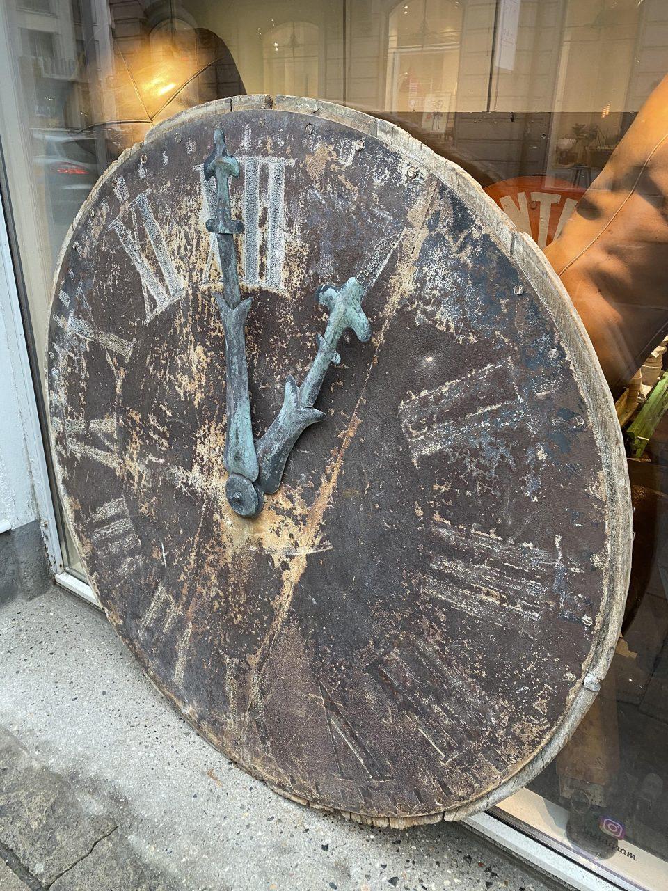 French Cadran Clock Face Pre-1900s France-Décor Piece