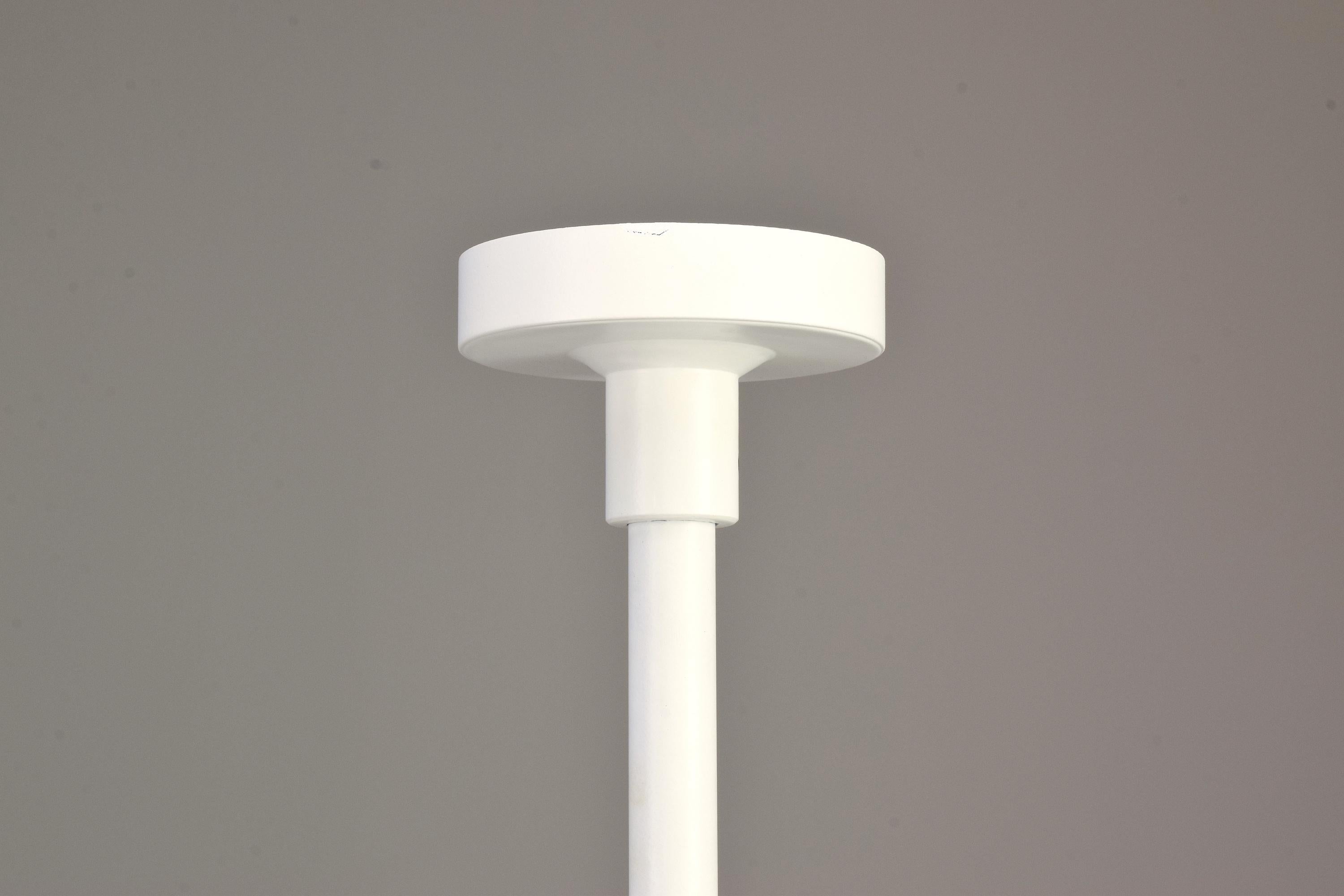Lampe à suspension monumentale Caeli-W en acier et rotin, collection Flow en vente 2