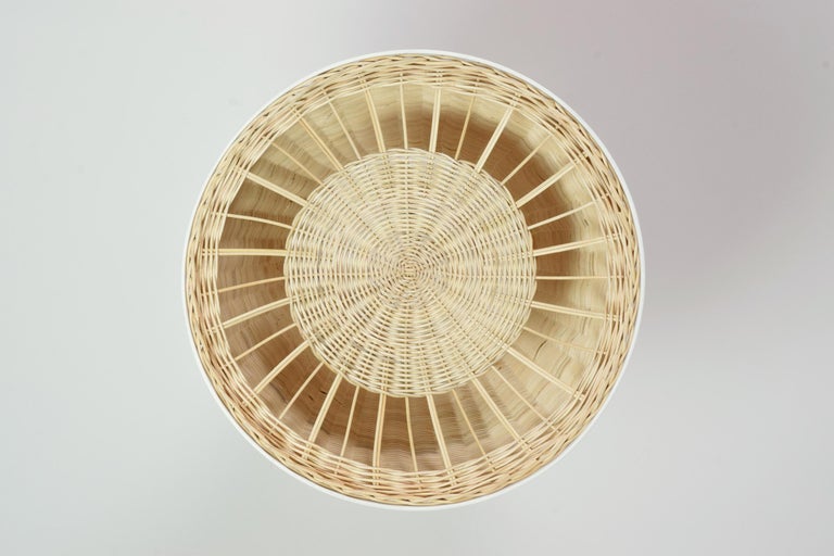 Caeli-I Monumental Steel Rattan Pendant Light, Flow Collection In New Condition For Sale In Paris, FR